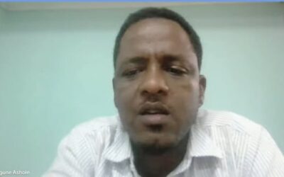 In the second round of polio vaccination campaign in southern Ethiopia region the first day of implementation has been reviewed online.