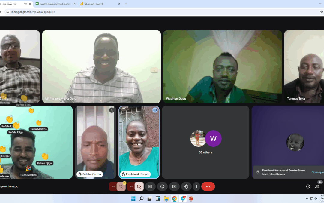 In South Ethiopia region second round integrated polio vaccination campaign 2nd day performance evaluation was held online