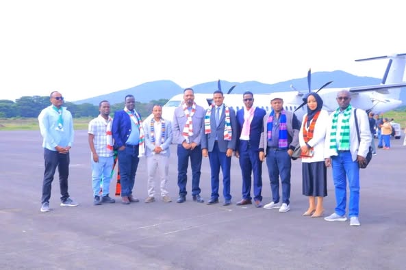 በኢትዮጵያ ህብረተሰብ ጤና ኢንስቲትዩት ዋና ዳይሬክተር ዶክተር መሳይ ሃይሉ የተመራ ልዑክ አርባምንጭ ከተማ ገባ።